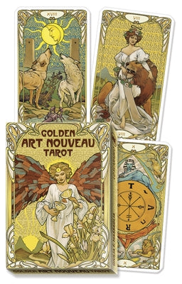 Golden Art Nouveau Tarot Grand Trumps by Massaglia, Giulia Francesca