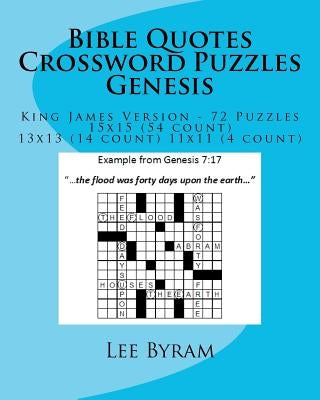 Bible Quotes Crossword Puzzles - Genesis by Byram, Lee