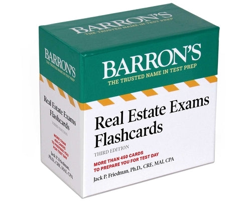 Real Estate Exams Flashcards, Third Edition: Up-To-Date Review by Barron's Educational Series