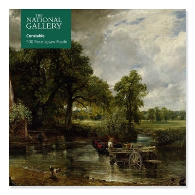 Adult Jigsaw Puzzle National Gallery: John Constable: The Hay Wain (500 Pieces): 500-Piece Jigsaw Puzzles by Flame Tree Studio