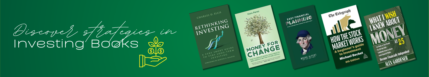 Investing books – stocks, real estate, financial growth