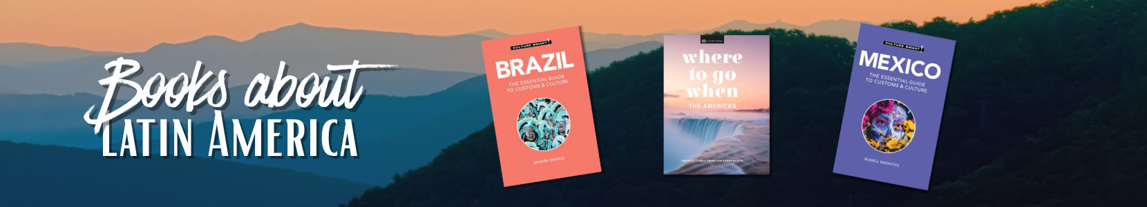 Selection of Latin American travel books