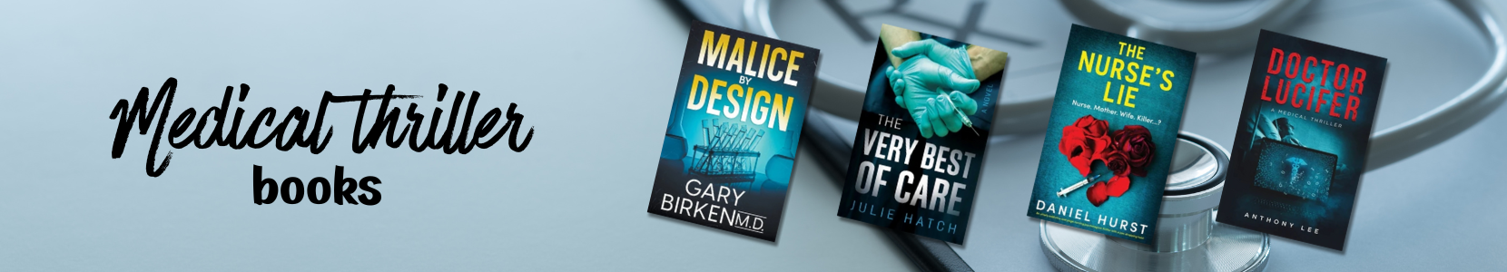 Gripping medical thrillers filled with deadly outbreaks, secret experiments, and hospital suspense