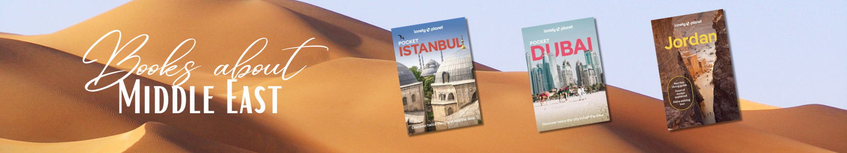 Books exploring Middle Eastern destinations and culture