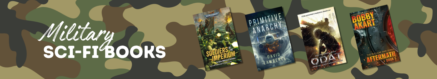 Sci-fi tales of elite units, mechs, and interstellar military campaigns