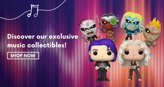 Collectible toys featuring iconic stars from Music industry