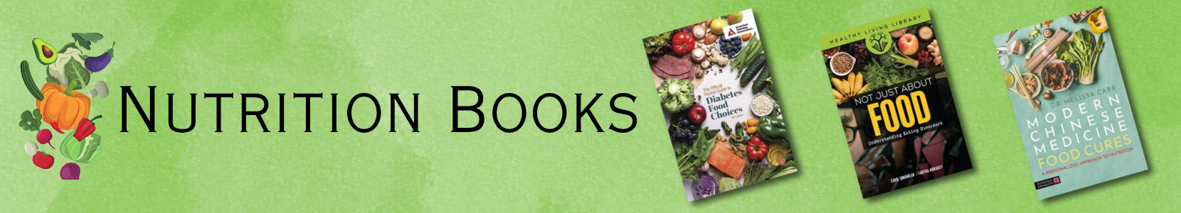 Books highlighting the relationship between nutrition and overall health