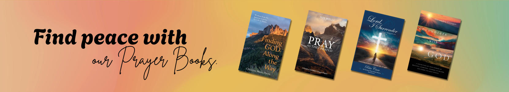 Explore prayer book titles for all faith