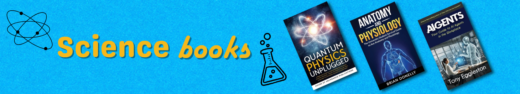 A collection of educational books focused on science topics