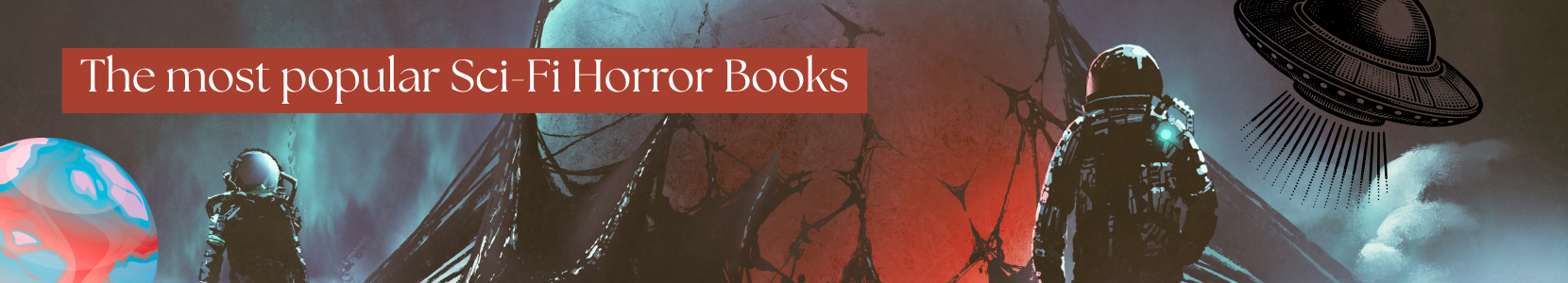 Sci-fi horror novels blending futuristic tech with terrifying threats