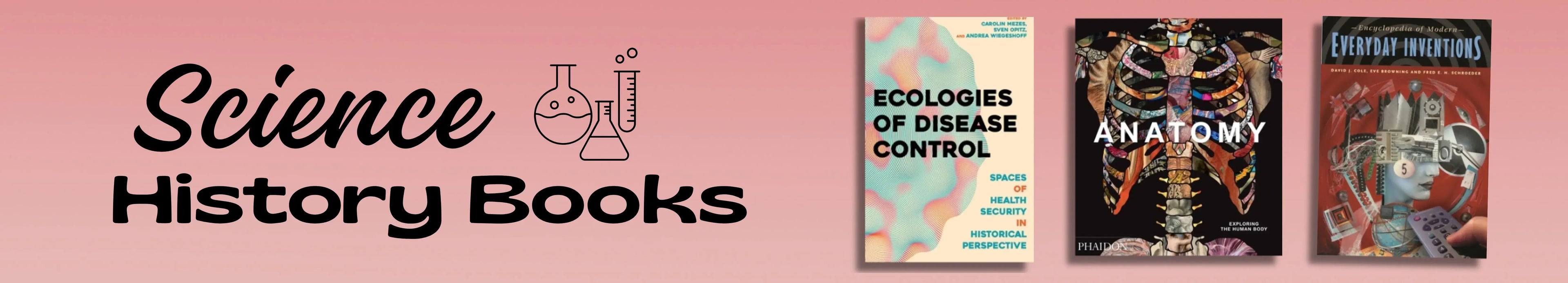 Collection of science history books