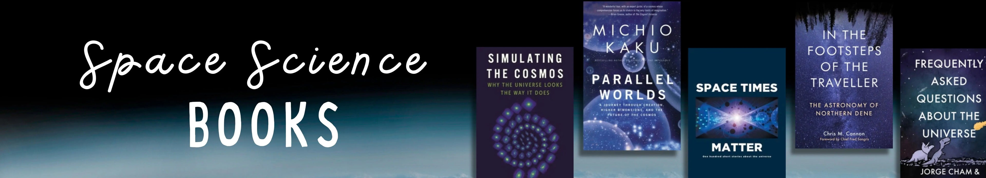 Collection of space science books