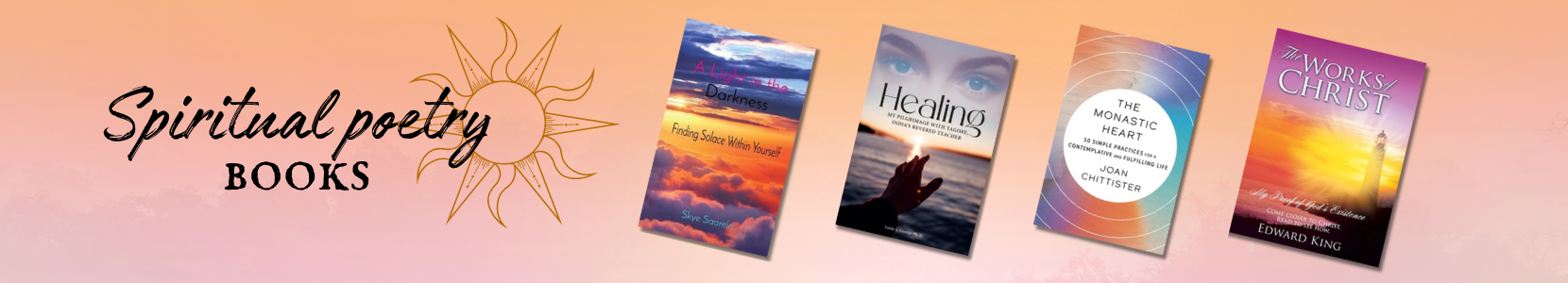 Spiritual poetry collections filled with reflection, serenity, and divine connection