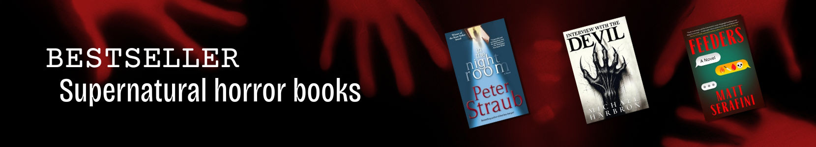 Supernatural horror books where dark magic and cursed objects fuel terror