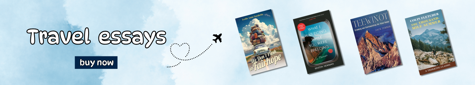 Books featuring thoughtful reflections on destinations, people, and experiences around the world