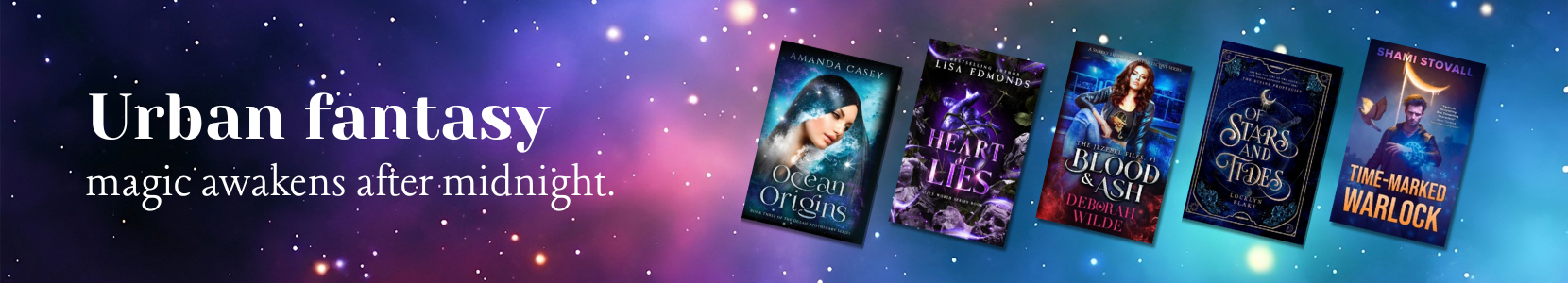 Urban fantasy novels featuring supernatural creatures living among humans