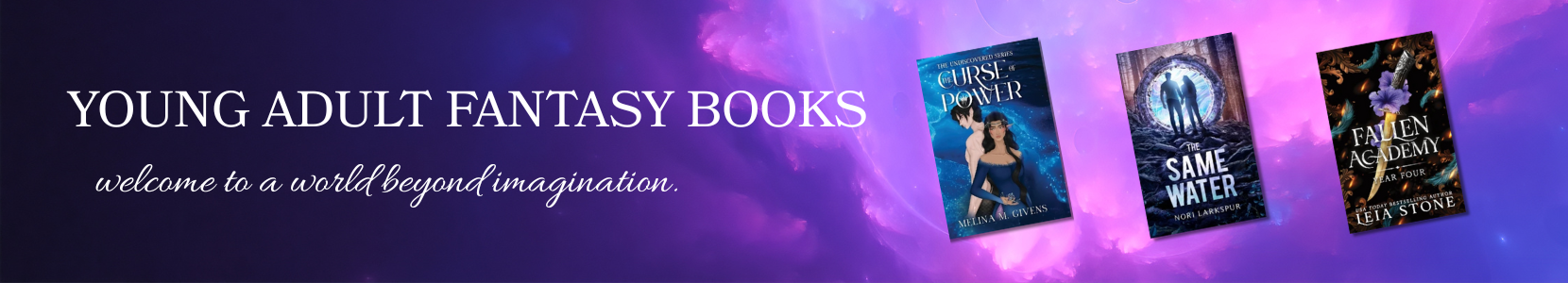 Teen fantasy novels with romance, danger, and supernatural twists